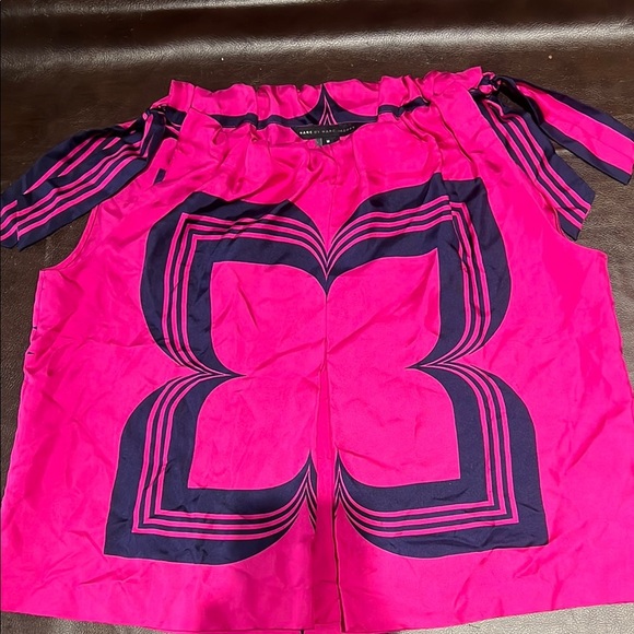 Marc by Marc Jacobs Pink and Navy Top. - Picture 1 of 6